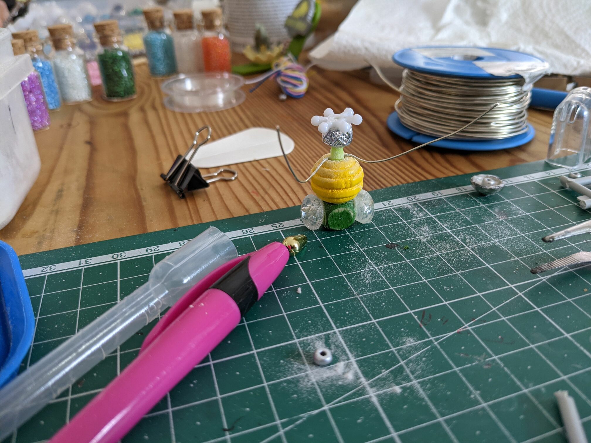 Building my first bead-bot.