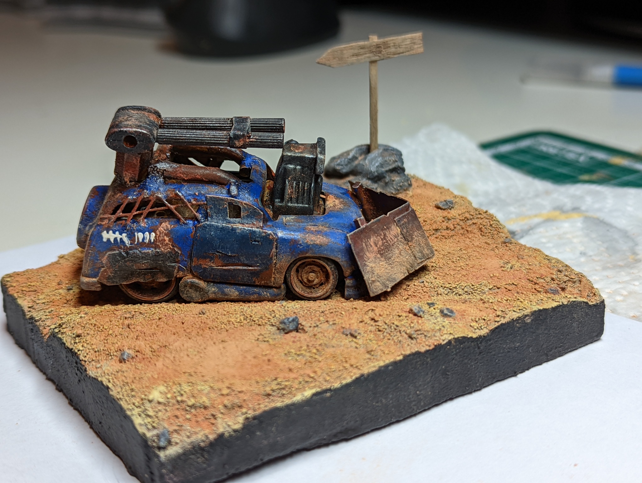 Gaslands vehicle and diorama – Josef Adamčík