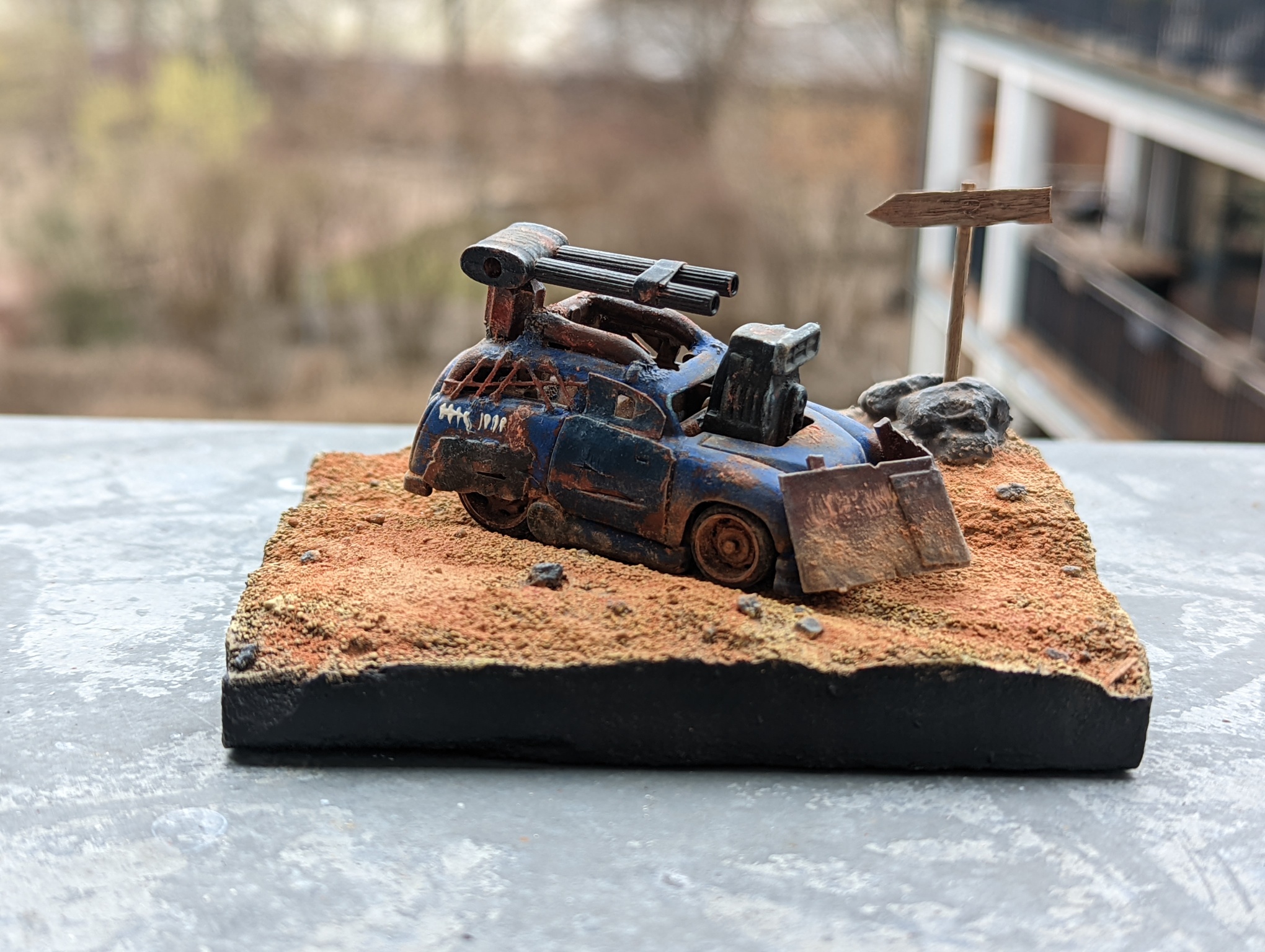 Gaslands vehicle and diorama – Josef Adamčík