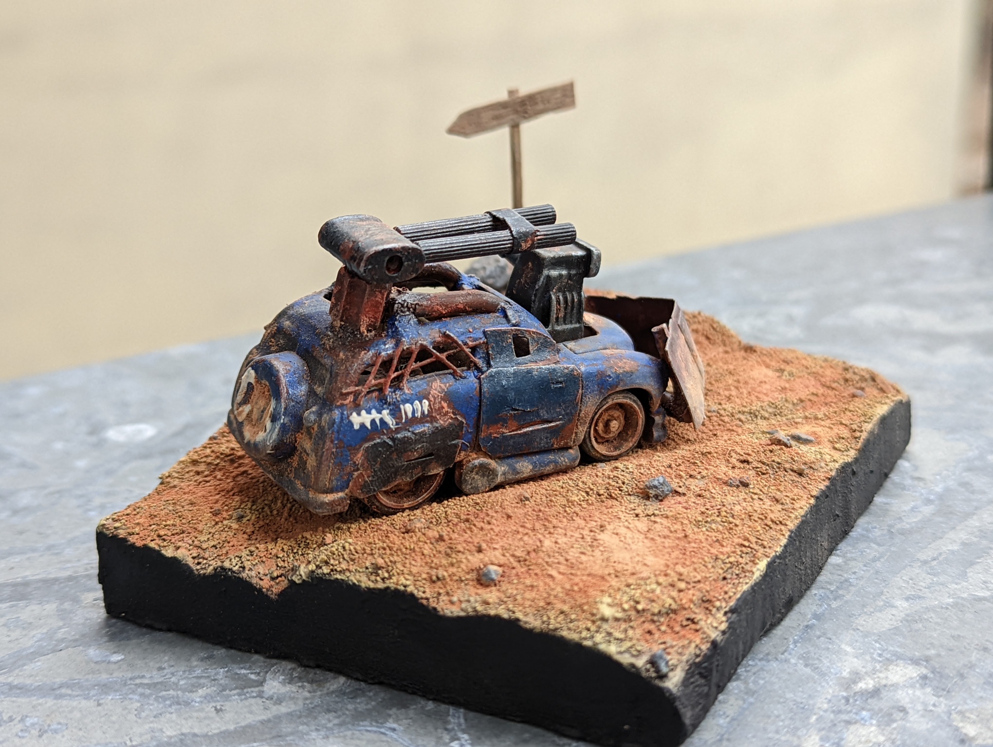 Gaslands vehicle and diorama – Josef Adamčík