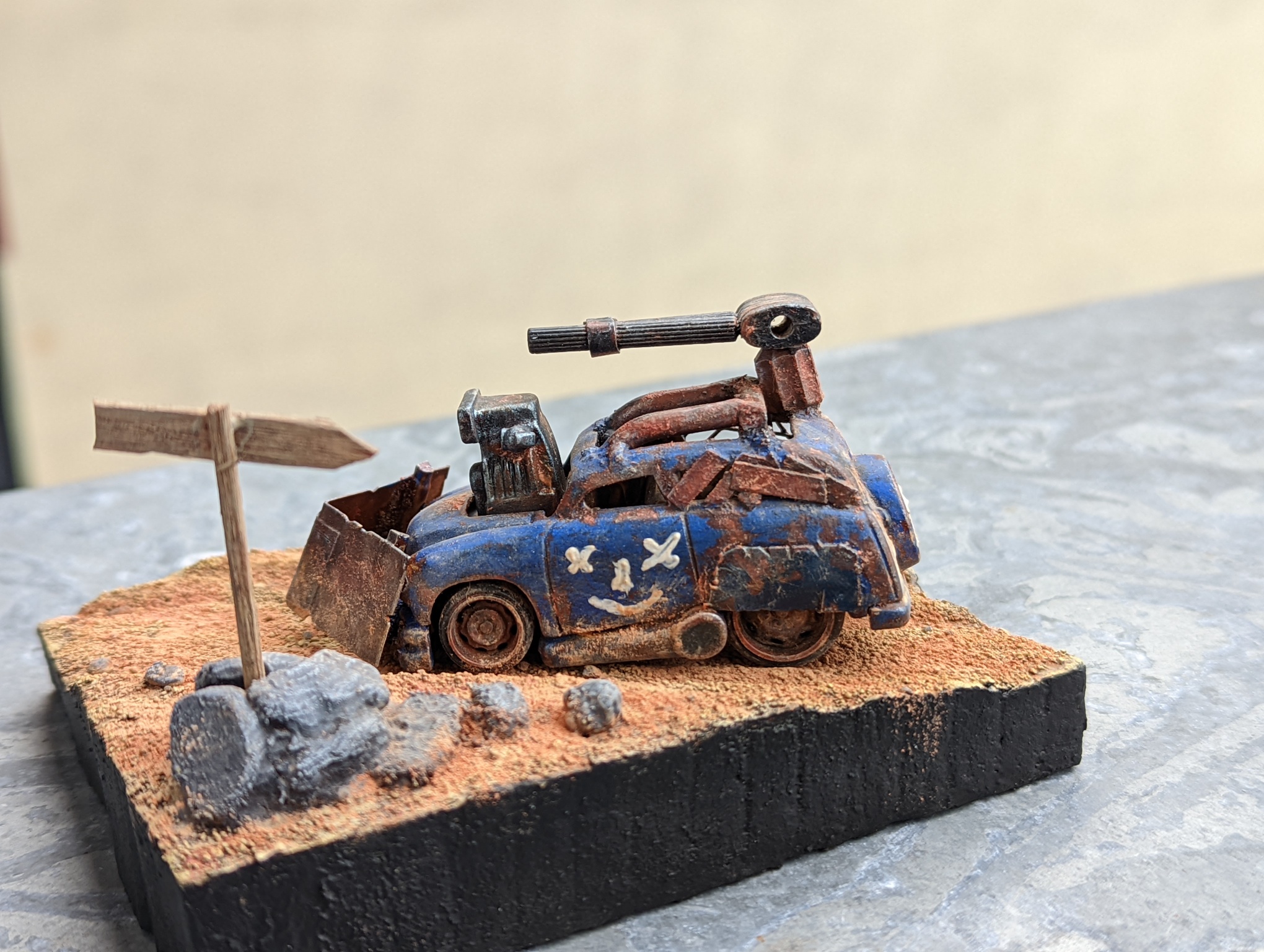 Gaslands vehicle and diorama – Josef Adamčík