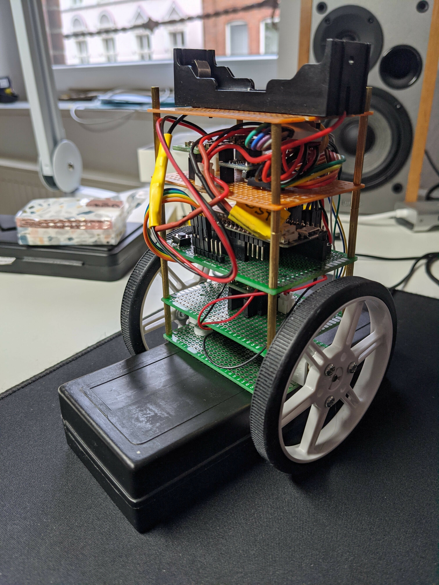 Tiny Raspberry Pi Zero 2 W Robot Made For Robot Sumo