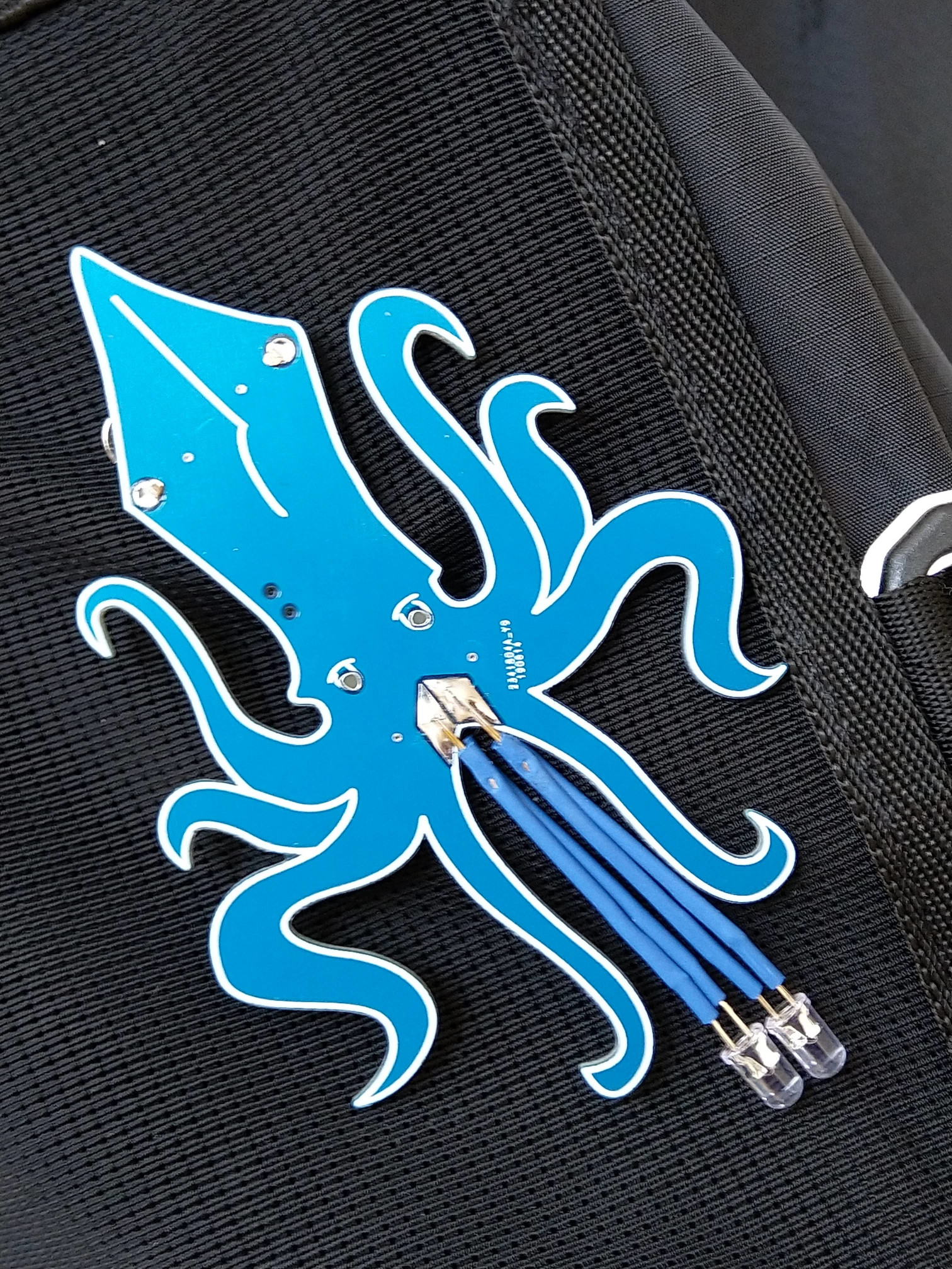 Squid on my backpack.
